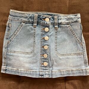 Cat & Jack Girls Light Blue Denim Skirt